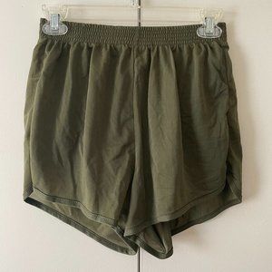 Olive Green MX3 Marine Silkies (super short athletic shorts)